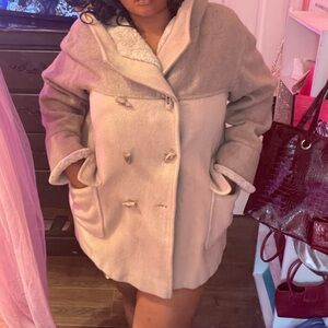 CHANEL Two-Tone Teddy Jacket